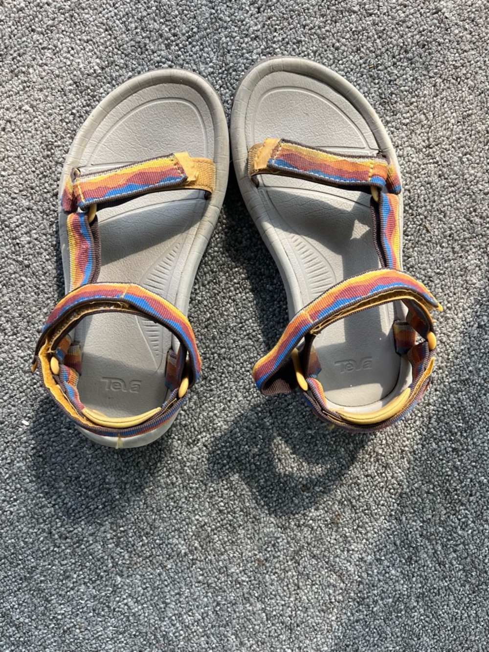Teva hurricane Sandals with heel pad